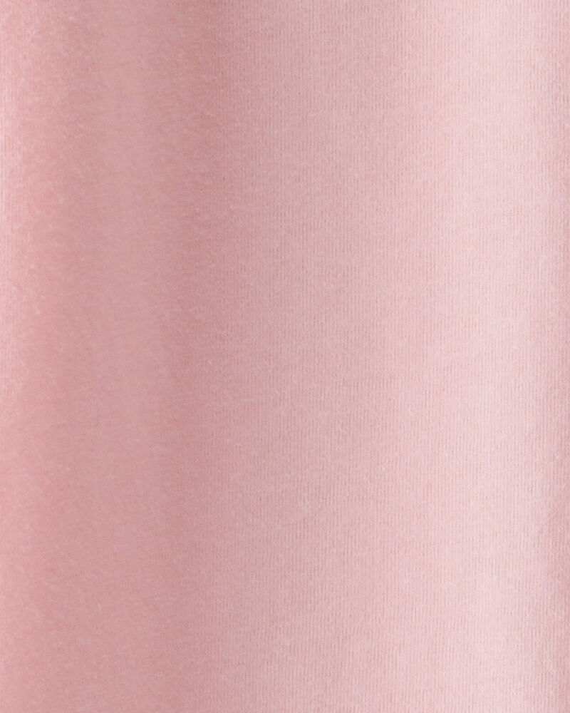 Tout-petit Chemise &agrave; manches longues &agrave; encolure festonn&eacute;e - Rose, image 2 sur 2 diapositives