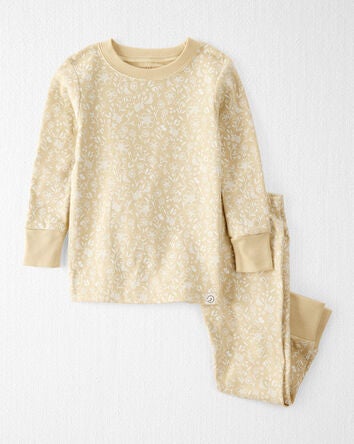 Baby Floral Print Organic Cotton 2-Piece Pyjamas, 