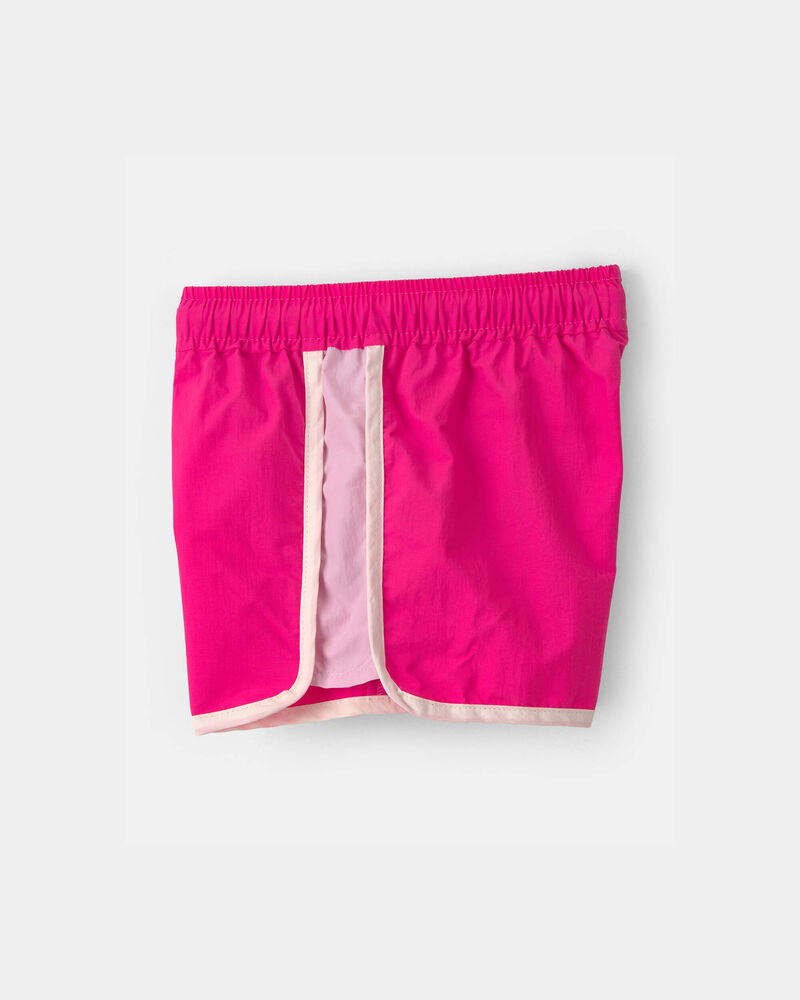 Tout-petit fille - Short de sport aux couleurs contrast&eacute;es - Rose, image 2 sur 4 diapositives