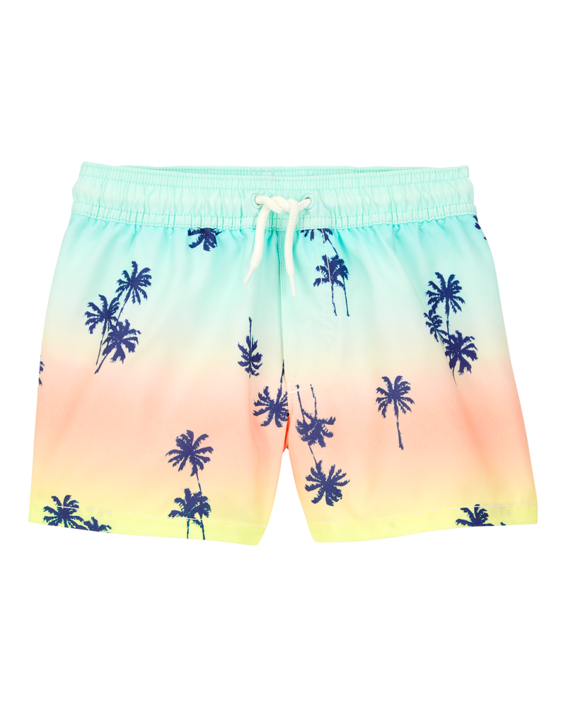 Toddler Palm Tree Swim Trunks, image 1 of 4 slides