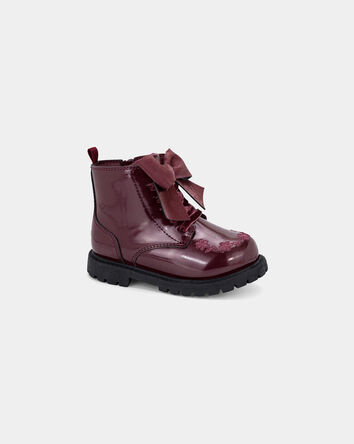 Tout-petit fille - Bottes mode &ndash; Bourgogne, 