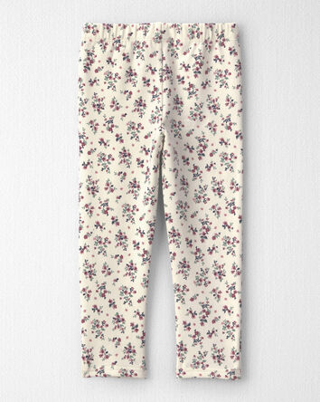 Toddler Girl 2-Pack Recycled Fleece Bottoms Made with Organic Cotton, 