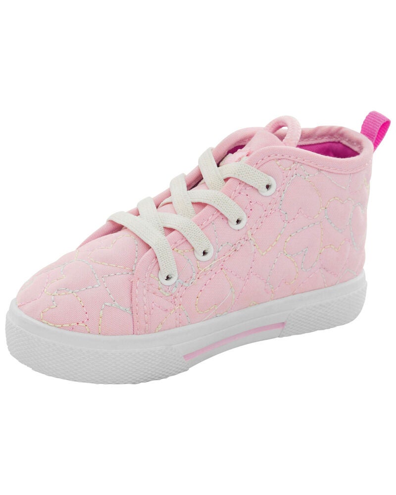 Toddler Heart Print Sneakers, image 6 of 7 slides