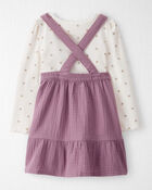 Toddler Girl 2-Piece Organic Cotton Jumper Set, image 2 of 6 slides