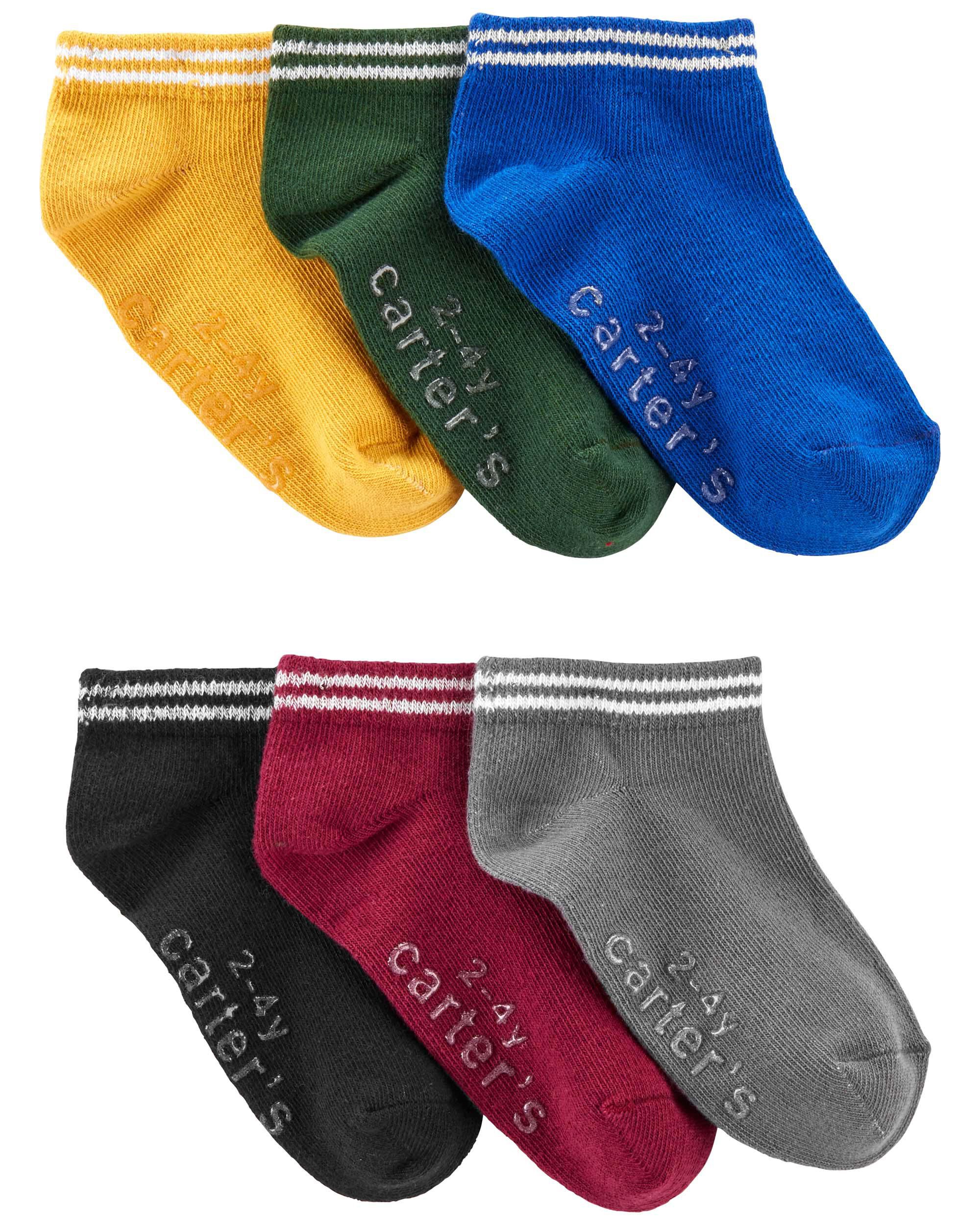 Multi 6 Pack Ankle Socks Carter s Canada