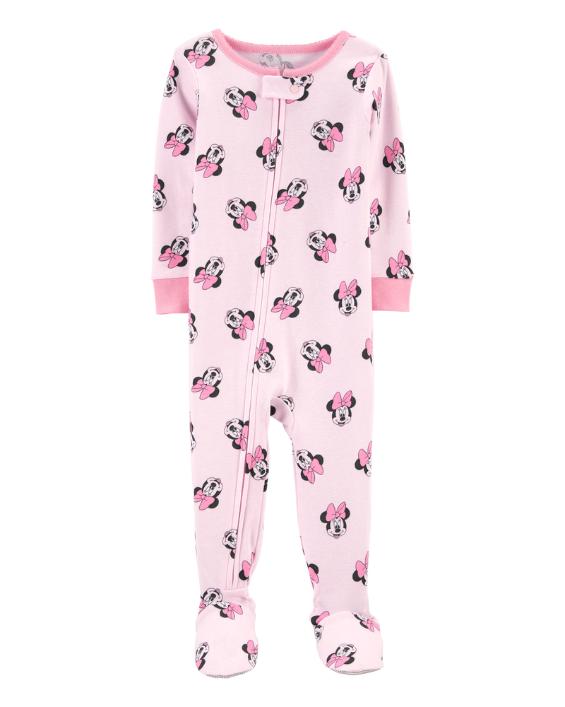 Toddler 1-Piece 100% Snug Fit Cotton Footie Pyjamas, image 1 of 4 slides