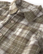 Gar&ccedil;ons - Chemise boutonn&eacute;e en flanelle de coton biologique, image 3 sur 3 diapositives