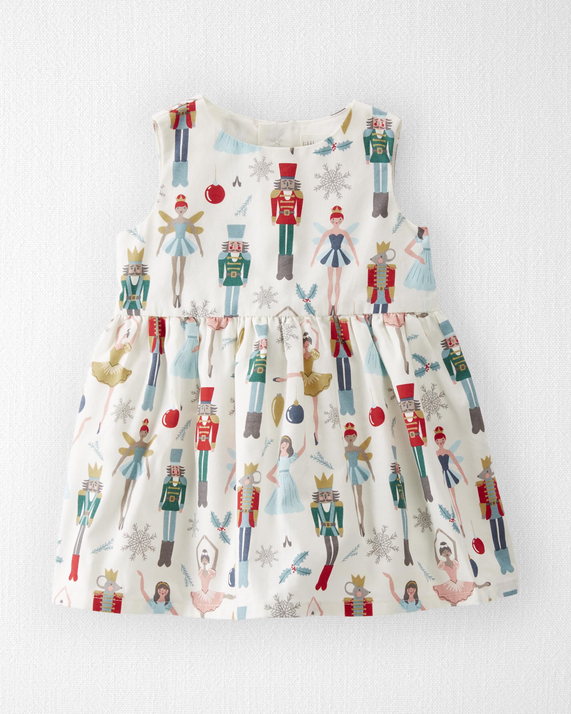 Organic Cotton Pleated Dress