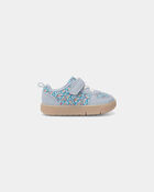 Baby Girl Every Step&reg; First Walker Floral Casual Shoes - Blue, image 2 of 6 slides