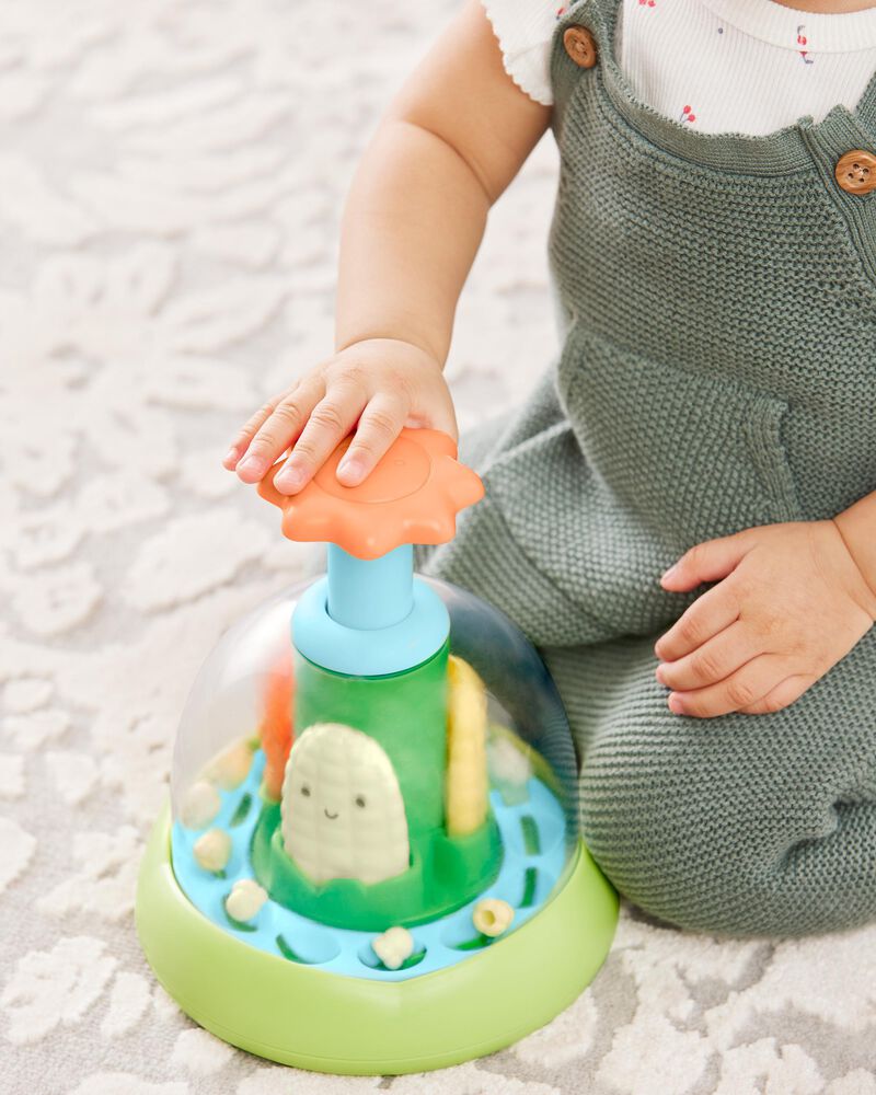 Baby Farmstand Push & Spin Baby Toy, image 5 of 6 slides