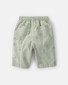Baby Girl Floral Barrel Pants - Green, image 2 of 4 slides