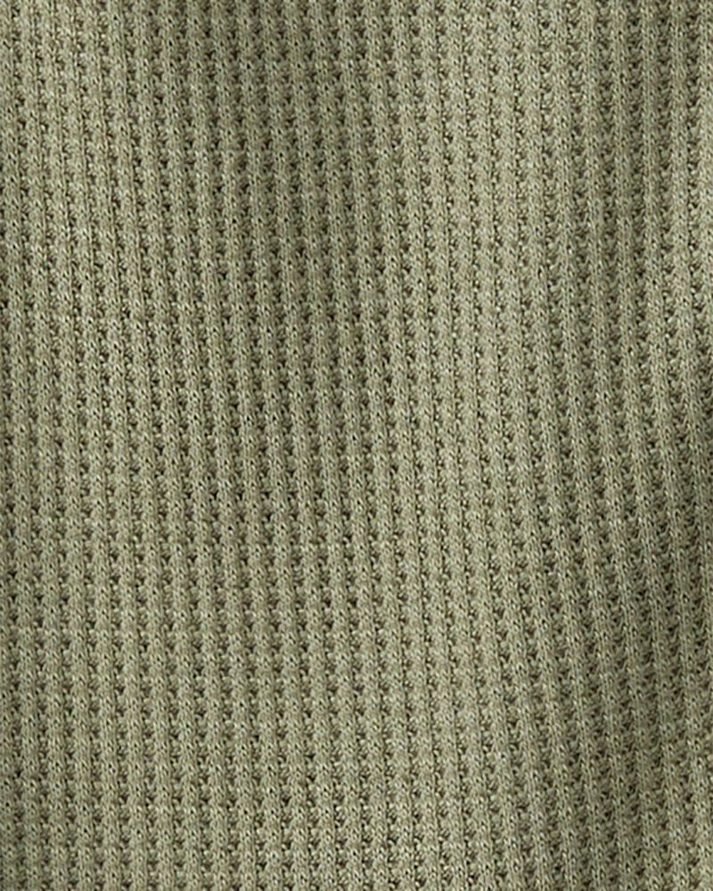 Baby Boy Solid 2-Way Zip PurelySoft Sleeper - Green, image 4 of 8 slides