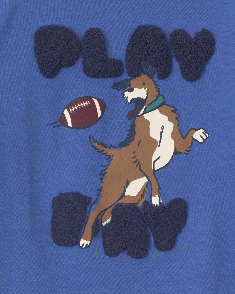 Long-Sleeve Graphic Tee - Blue, image 2 of 3 slides