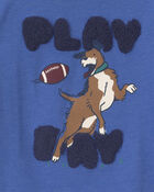 Long-Sleeve Graphic Tee - Blue, image 2 of 3 slides