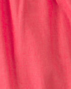 B&eacute;b&eacute; fille - Ensemble 2 pi&egrave;ces robe sans manches unie en lin - Rose/Rouge, image 4 sur 4 diapositives