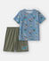 Vert olive/Bleu