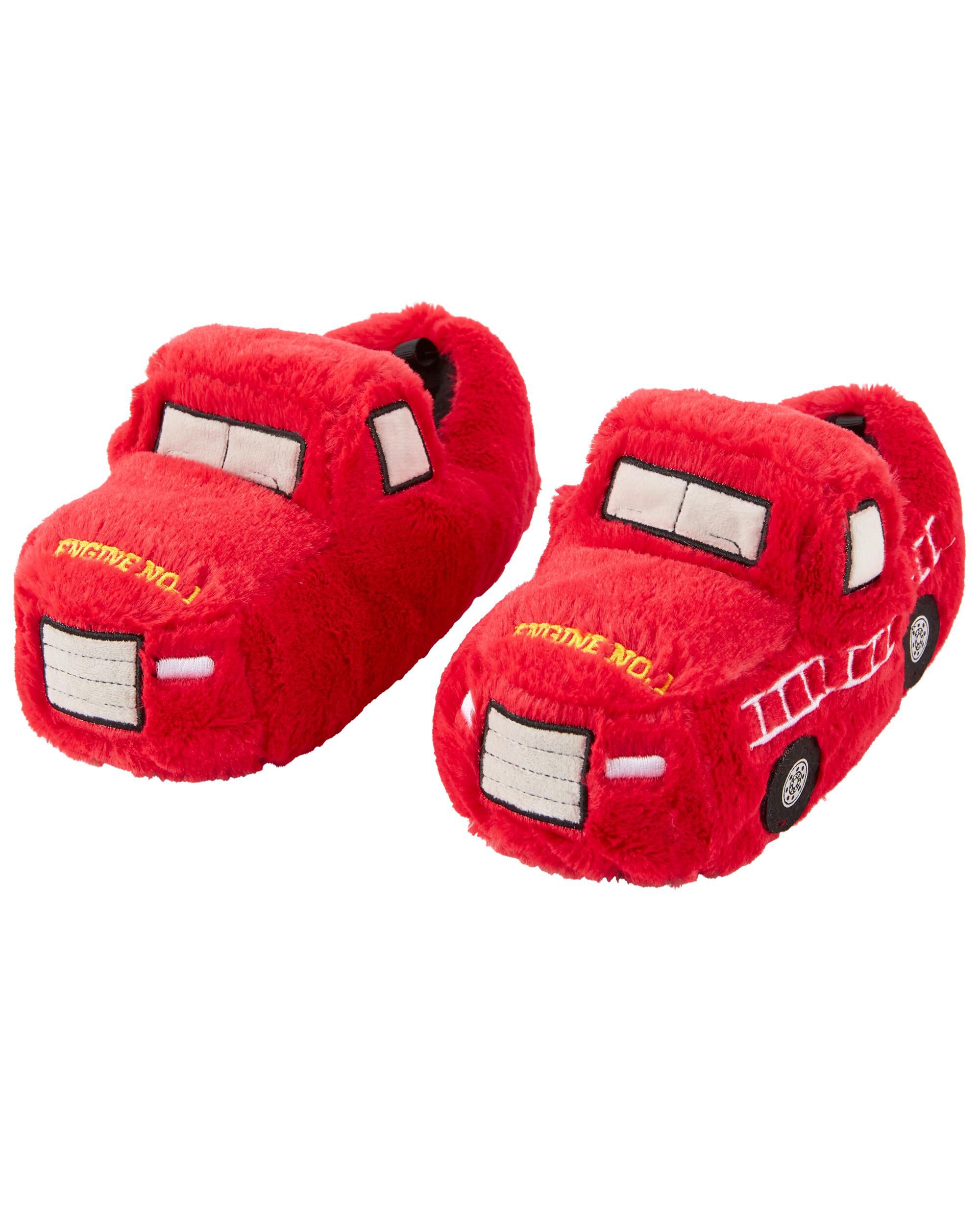 Carter's fire truck 2025 slippers