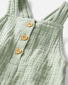 Baby Organic Cotton Gauze Overalls, image 4 of 6 slides