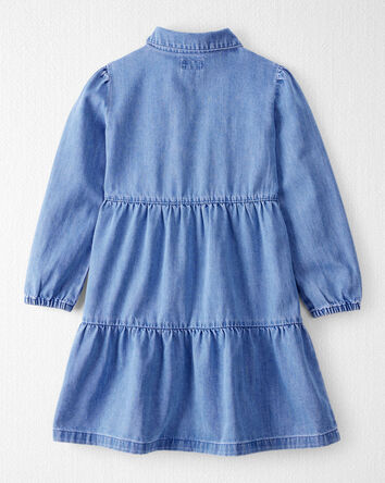 Filles - Robe en denim de coton biologique, 