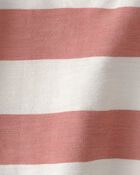 Toddler Boy Striped Collared Shirt Made with Organic Cotton, image 3 of 4 slides