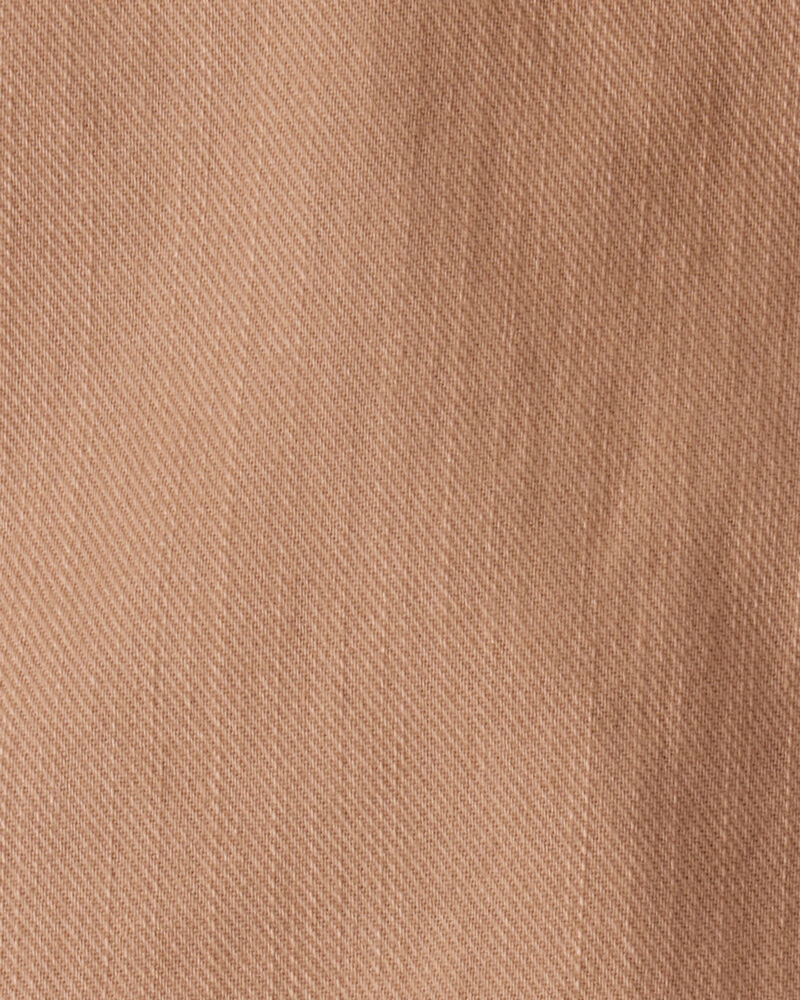 Tout-petit fille - Jupe-short 100% coton - Marron, image 6 sur 7 diapositives