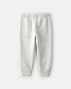 Toddler Boy Fleece Joggers - Grey, image 2 of 4 slides