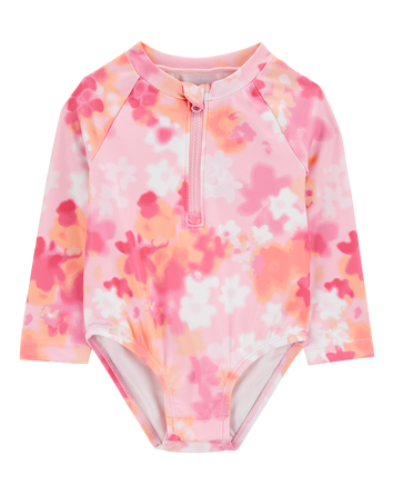Baby 1-Piece Floral  Rashguard, 
