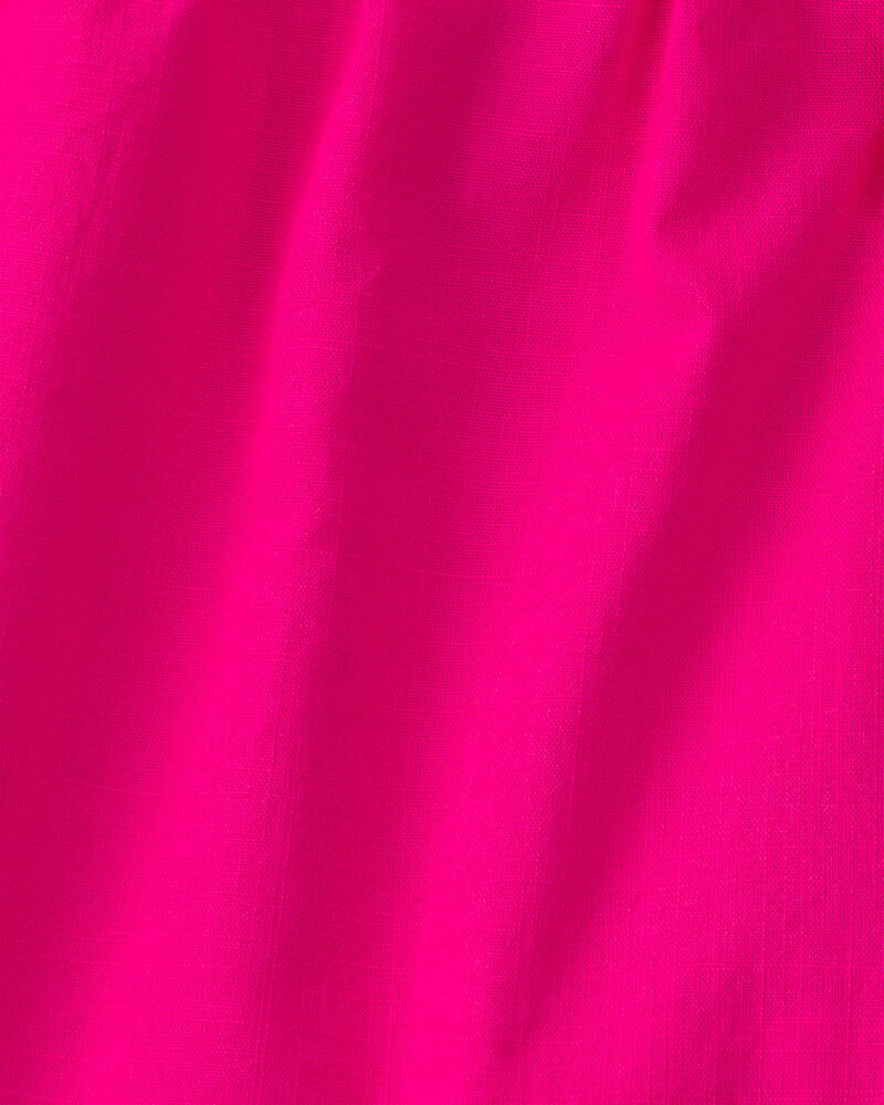 Filles - Short &agrave; ourlet festonn&eacute; - Rose, image 3 sur 3 diapositives
