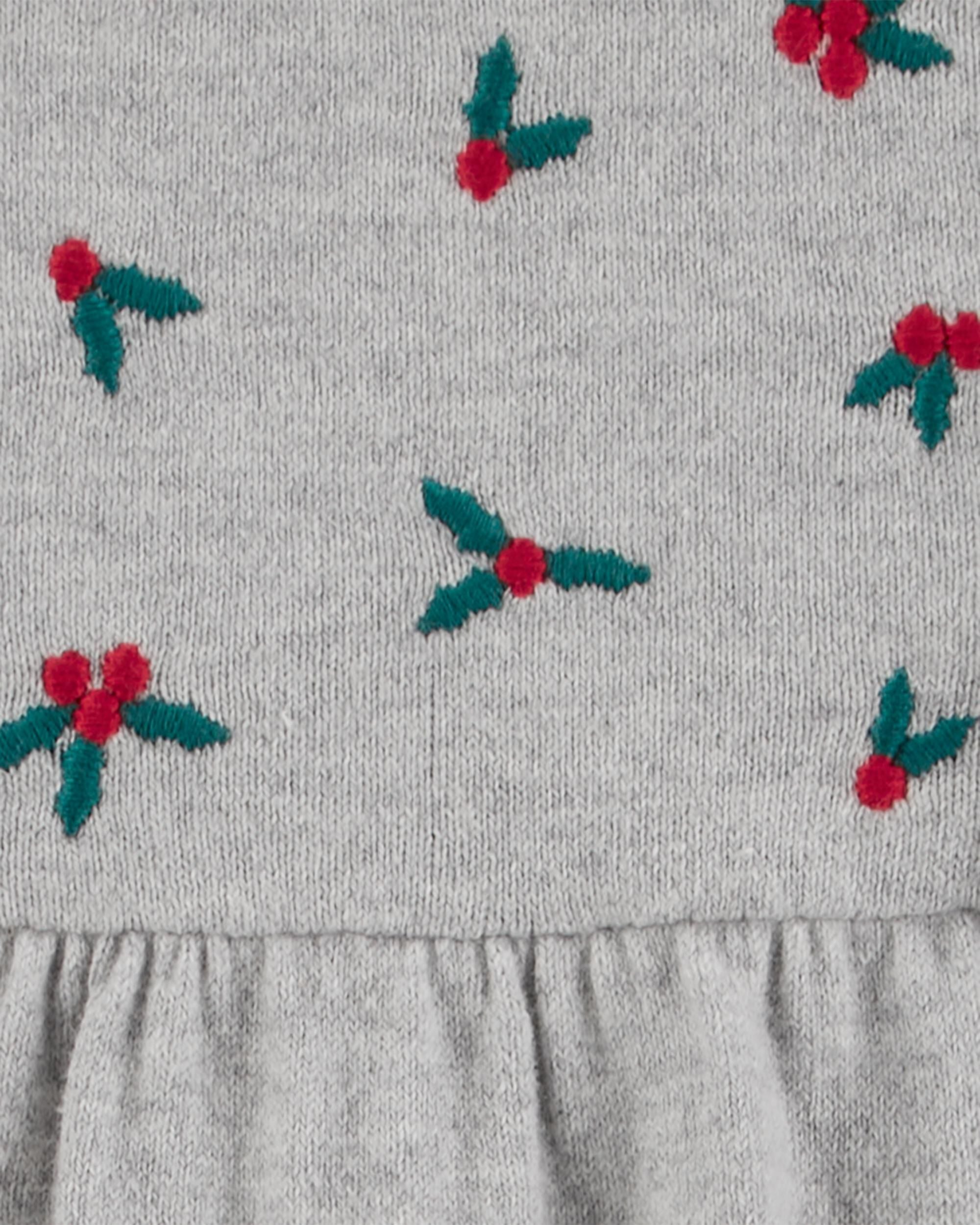 Baby Girls Baby 2 Piece Sweater Knit Holly Bodysuit and Tights Set 18M Carter s