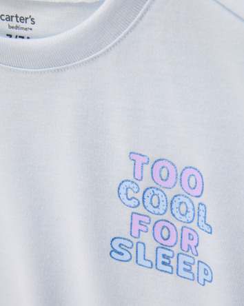 Kid Ice Cream Print Loose Fit 2-Piece Pyjamas, 