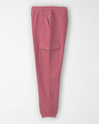 Filles - Pantalon cargo en jersey bouclette de coton biologique, image 3 sur 5 diapositives