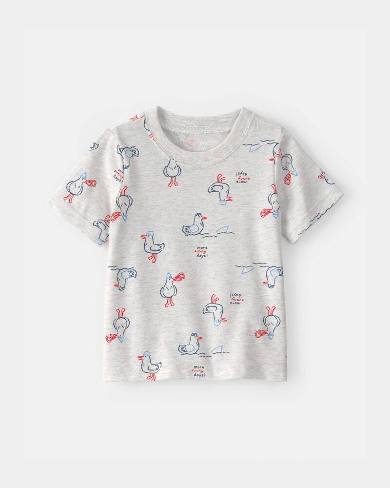 Baby Pelican T-Shirt - Grey, image 1 of 3 slides
