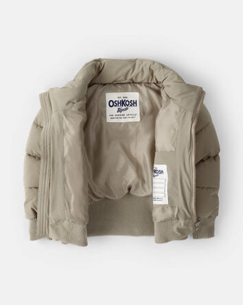 Toddler Girl Urban Heavy Weight Jacket - Sand, 