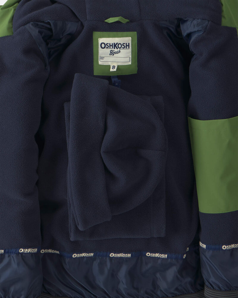 Boys 2 Piece  Puffer Snowsuit - Green, image 5 of 13 slides