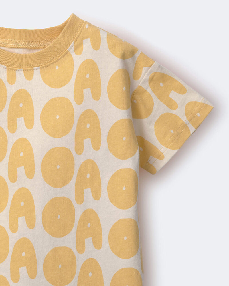 Tout-petit - T-shirt d&eacute;contract&eacute; &agrave; imprim&eacute; Otter Avenue - Jaune, image 6 sur 6 diapositives