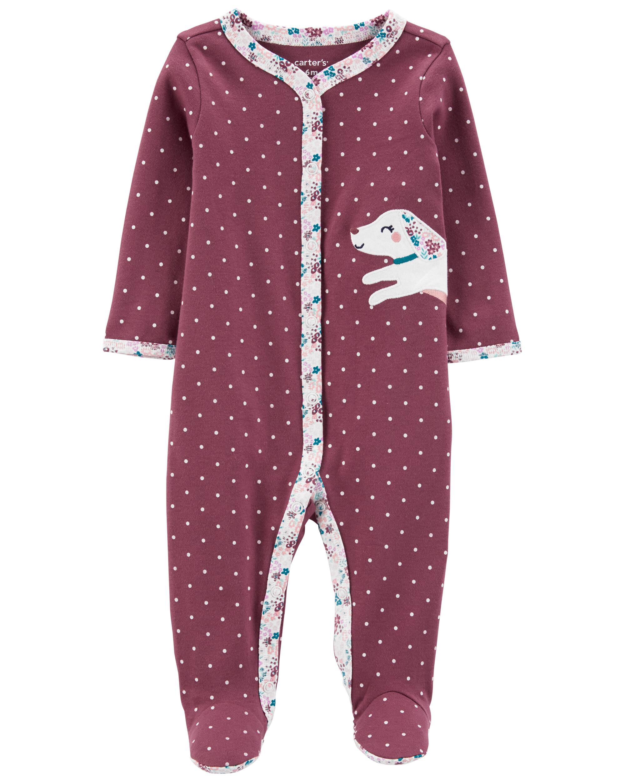 Carters baby girl pajamas top