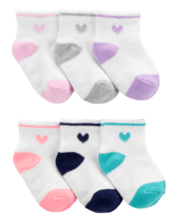 Baby 6-Pack Crew Socks, 