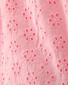 Girls Eyelet Shorts - Pink, image 3 of 4 slides