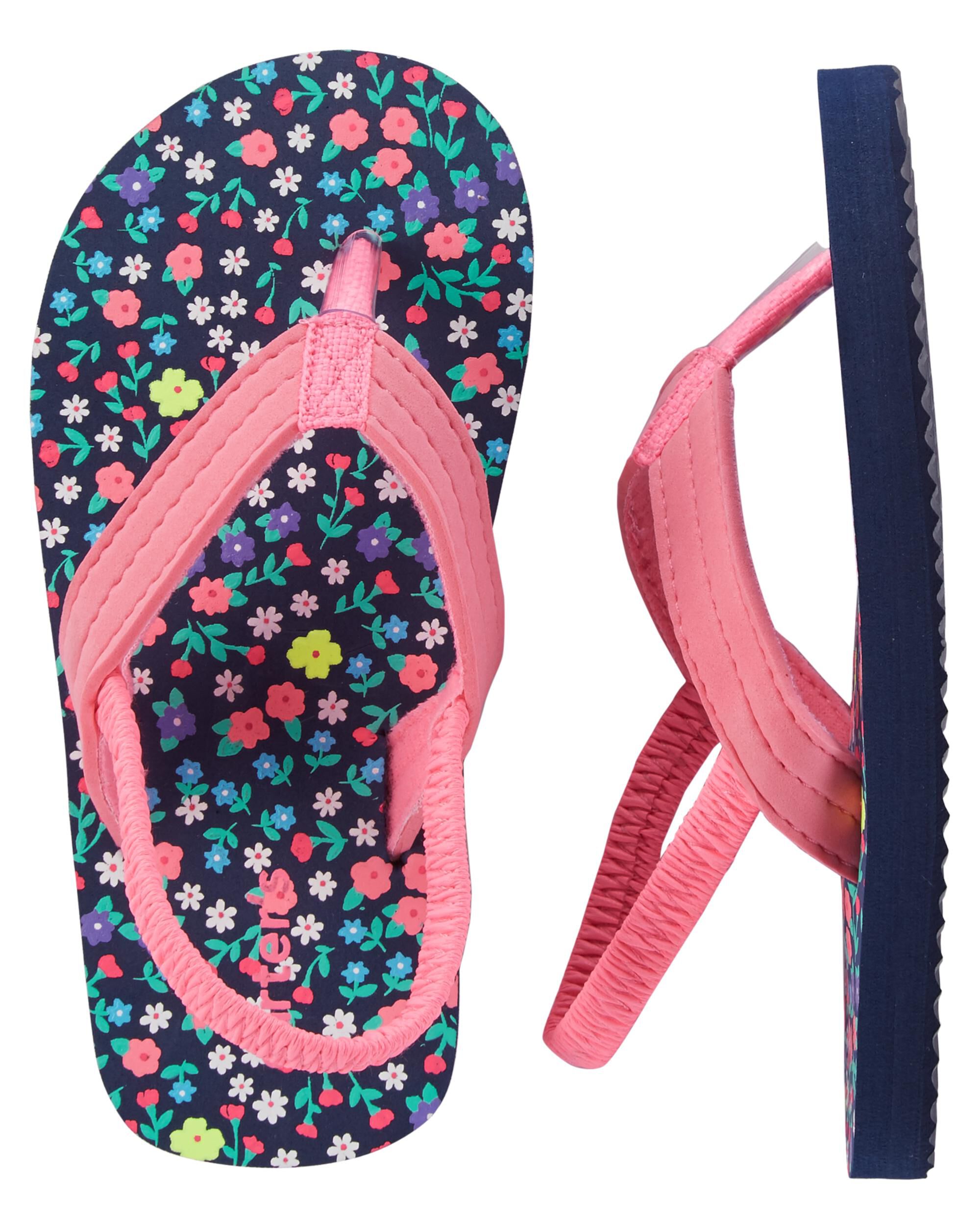 carters toddler flip flops