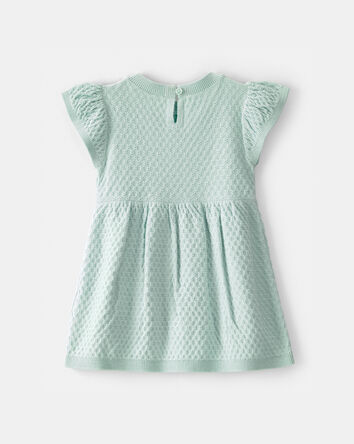 Baby Girl Sweater Dress - Green, 