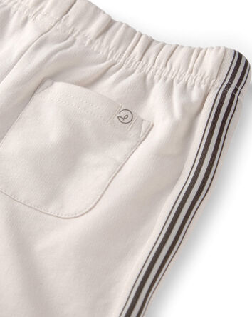 Jeune - Ensemble 2 pi&egrave;ces haut et short en jersey bouclette de coton biologique, 