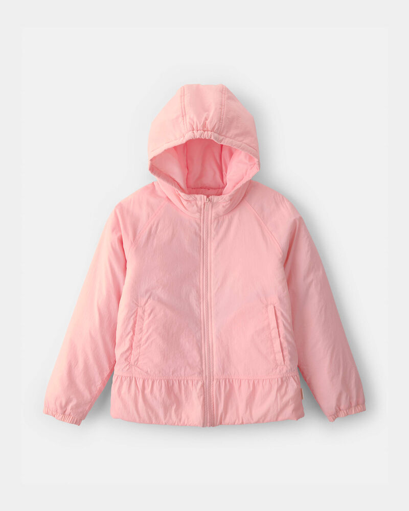 Filles - Blouson p&eacute;plum d&rsquo;&eacute;paisseur moyenne - Rose, image 1 sur 3 diapositives