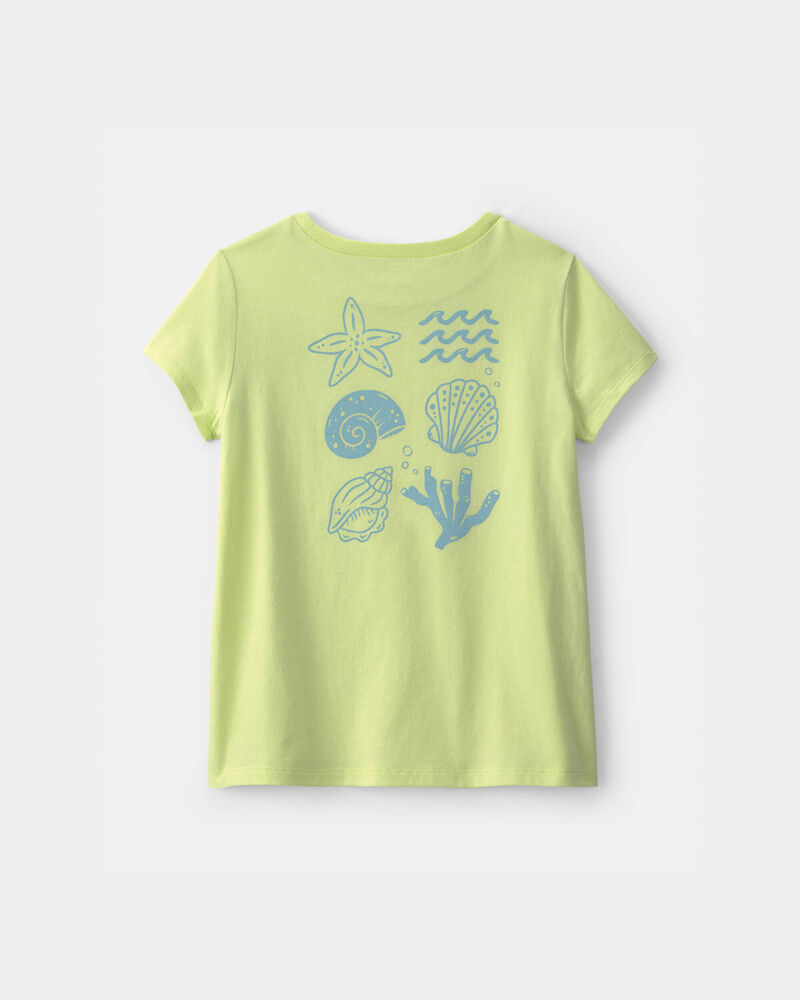Filles - T-shirt &agrave; imprim&eacute; &laquo;Be Your-Shelff&raquo; - Vert, image 2 sur 4 diapositives