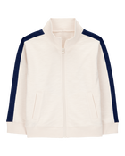 Enfant Blouson à fermeture à glissière aux couleurs contrastées, image 1 sur 4 diapositives