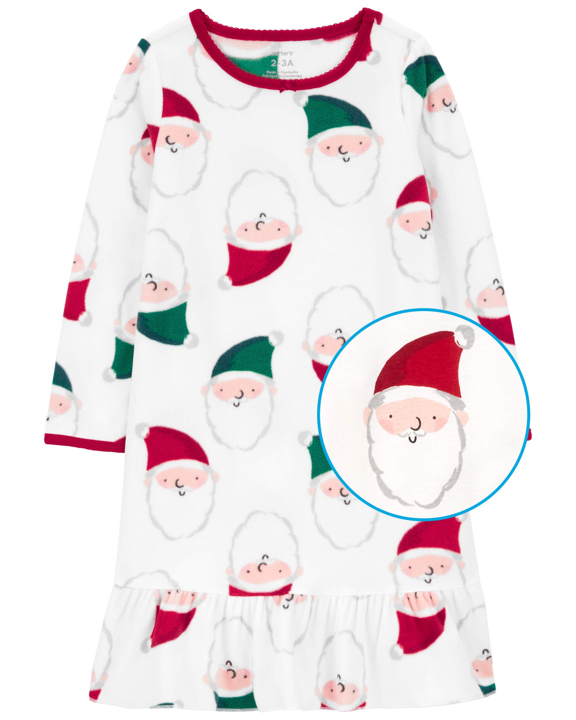 Carters girls christmas pajamas clearance