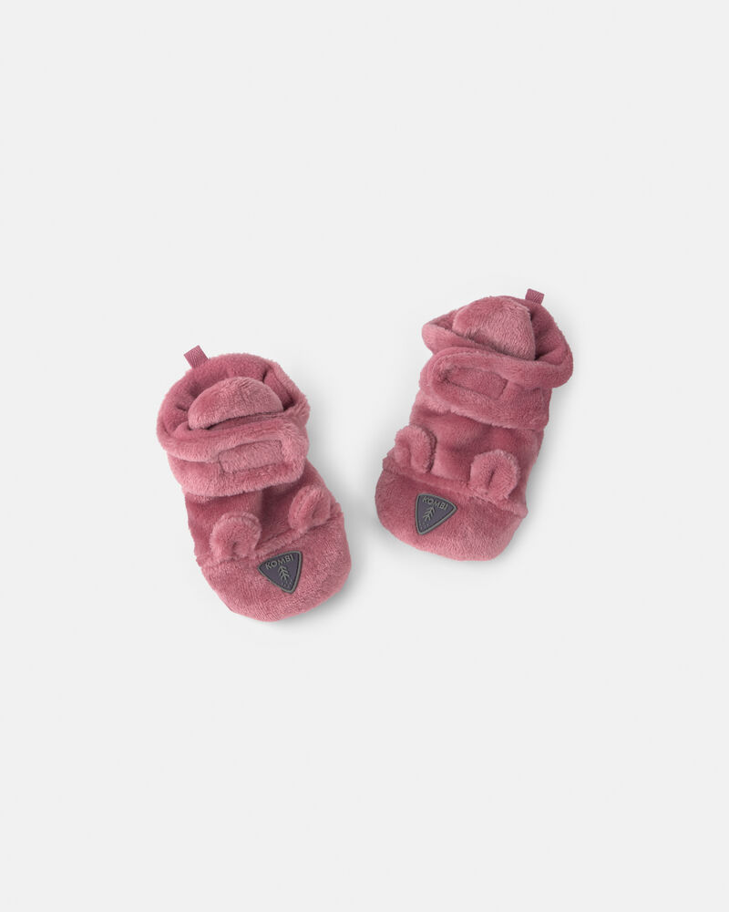 Baby Girl Kombi Velboa Bootie - Berry, image 1 of 1 slides