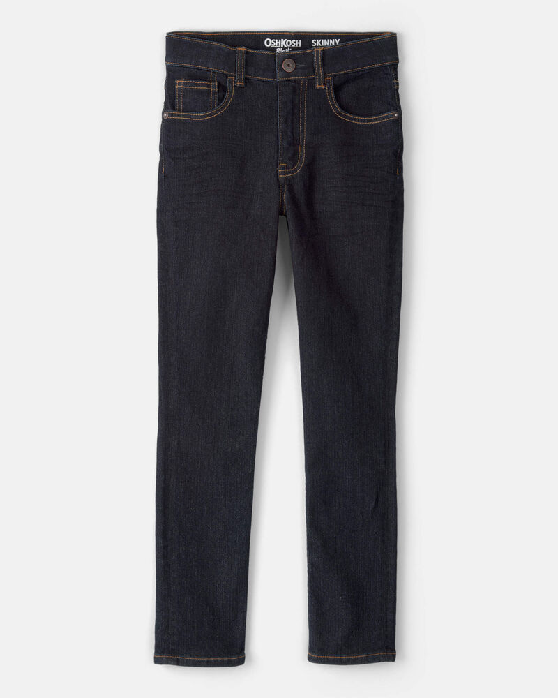 Kid Skinny Jeans In True Rinse Wash, image 1 of 4 slides