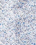 Toddler Organic Cotton Floral-Print Dress in Blue, image 4 of 4 slides