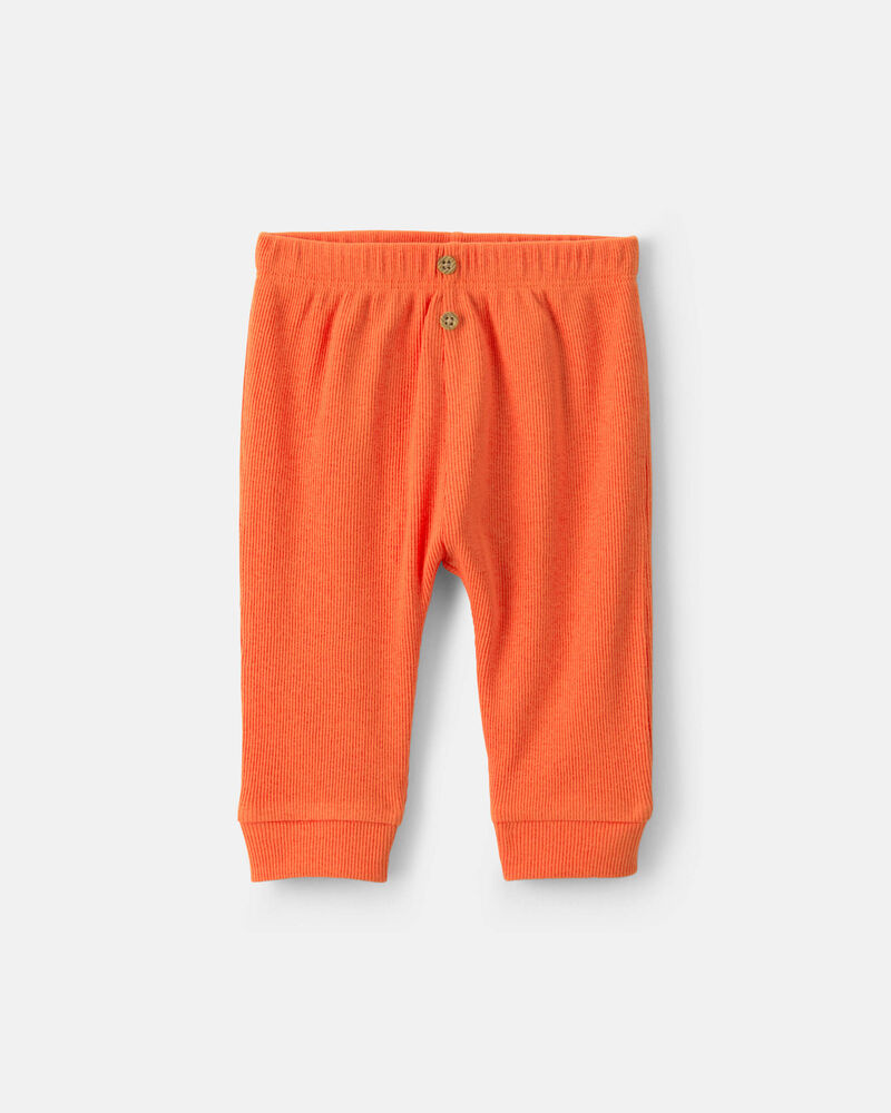 B&eacute;b&eacute; - Ensemble 2 pi&egrave;ces cache-couche manches longues &laquo;Baby&rsquo;s First Halloween&raquo; et pantalon  &ndash; Orange/Cr&egrave;me, image 4 sur 4 diapositives
