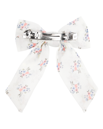 Toddler Floral Bow Clip, 